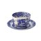 Spode Blue Italian Teacup and Saucer
