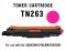 ตลับหมึก Brother TN263 BK,M,C,Y เทียบเท่า สำหรับ Brother MFC-3750CDW /3551CDW/L3735CDN/3770CDW