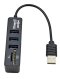 MAGIC TECH MT-18 3 Port USB HUB v2.0 + Card Reader MAGIC TECH MT-18 (Black)