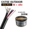 CAT5E UTP Cable 305m/Box  GLINK (รุ่น GLG-5011) Outdoor Sling + Power Wire สายแลนLAN CAT5ภายนอกOUTDOOR