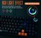 KEYBOARD OKER K460 BLACK - BLUE SWITCH Oker เกมมิ่งคีย์บอร์ดไฟ RGB