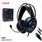 HEADSET GAMING OKER 3.5+USB PRO GAMING HEADSET G225 หูฟังเกมมิ่งไฟ RGB หัวเสียบ USB+AUX