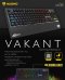 Keyboard  USB NUBWO (NK-30) 'VAKANT' สามารถกดปุ่มพร้อมกันได้ถึง 19 ปุ่ม Black