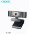 Rapoo C200 HD WebCam 720P With Noise Canceling Microphone USB Interface WebCam for PC