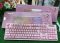 KEYBOARD OKER  KB-789 Pink