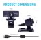 OKER OE-A18 720P Webcam OKER OE-A18 720P Resolution 1280 x 720 Frame rate 30fps กล้องเวปแคม