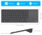 Rapoo E900T คีย์บอร์ดไร้สายมัลติโหมดพร้อมทัชแพด Multi-Mode Wireless Blade Touch Keyboard