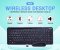 OKER K329 Keyboard & Mouse คีย์บอร์ด+เมาส์ไร้สาย มีที่วางมือถือ ไอแพด ฟังก์ชัน 2 ระบบ Wireless/บลูทูธ สำหรับคอมพิวเตอร์ แท็บเล็ต และสมาร์ทโฟน