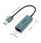 ONTEN OTN-5220 3 Port USB HUB v3.0 + LAN ONTEN 4 in 1 USB 3 Port + Lan Support Windows / Linux / Mac OS