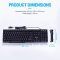 OKER K628 BLACK WARRIOR BACKLIT GAMING KEYBOARD Keycap EN / TH