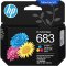 HP 683 Original Ink (ของแท้) หมึก หมึกพิมพ์อิงค์เจ็ท HP 683 Ink Cartridge Original  สำหรับ HP 2988 2989