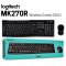 LOGITECH MK270R Wireless Combo Mouse + Keyboard (คีย์ไทย-อังกฤษ) เชื่อมต่อไร้สายระยะไกล สินค้า มีประกัน