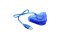 ตัวแปลงจอย PS2 เป็น USB สีฟ้า Dual Player สายอะแดปเตอร์สำหรับ PS2 Controller PC USB 2.0 Blue - INTL PU-302