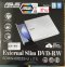 External Slim DVD-RW  Asus SDRW-08D2S-U LITE White