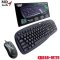 KEYBOARD MD-TECH (2in1) USB KB-888/M-179 Black