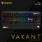 Keyboard  USB NUBWO (NK-30) 'VAKANT' สามารถกดปุ่มพร้อมกันได้ถึง 19 ปุ่ม Black