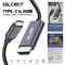 Cable Type-C TO HDMI (2M) GLINK GL067 แปลงสัญญาณภาพ USB Type C TO  ThunderBolt3 เป็น HDMI