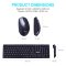 2IN1 WIRELESS OKER Keyboard + Mouse set (K-6500) เมาส์และคีย์บอร์ดไร้สาย