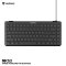 NUBWO NK53 Wired Keyboard USB คีย์บอร์ด แป้นพิมพ์แบบมีสาย USB ปุ่มนุ่มเสียงเบา พกพาสะดวก NK-53