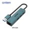ONTEN OTN-5220 3 Port USB HUB v3.0 + LAN ONTEN 4 in 1 USB 3 Port + Lan Support Windows / Linux / Mac OS