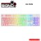 คีย์บอร์ดเกมมิ่งไร้สาย Signo E-Sport รุ่น Mezzon KB-752W สีขาวมาพร้อมกับ Optical Switch  Red switch