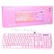 KEYBOARD OKER  KB-789 Pink