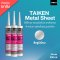 TAIKEN Metal Sheet ไทเก้น เมทัลชีท ซิลิโคนยาแนวชนิดไม่ระเหยไอกรด (25 หลอด/ลัง : สีอลู)