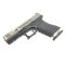 WE Glock17 T3 G-Force GBB  เฟรมดำ สไลด์เงิน ท่อทอง