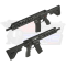 Golden Eagle MR 556 A4 สีดำ ระบบแก๊ส GBBR บอดี้โลหะ - MC6916M