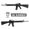 Golden Eagle M16A4 RIS GBB MC6620M METAL BODY