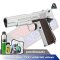 Double Bell 723Y M1911A1 silver (ชุดพร้อมเล่น)