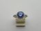 Blue Sapphire with Diamond Ring