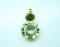 Prasiolite and Green Tourmaline Pendant