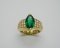 Emerald and Diamond Ring