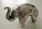 Silver Elephant Figurine