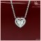 Heart-shaped Diamond Pendant