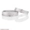 Couple Diamond Rings in 18K White Gold