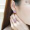 PinkSapphire Earring