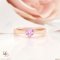 Heart Pink Sapphire Ring