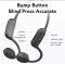 ZNP Bone Conduction หูฟังบลูทูธไร้สายหูฟังกีฬากันน้ำ IP56 ชุดหูฟังสเตอริโอแฮนด์ฟรีพร้อมไมโครโฟนสำหรับวิ่ง