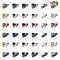 FMA F5 Professional Storm Goggle Mask TB1688 - New Cream Color