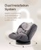 คาร์ซีท SAFIA-4 หมุนได้ 360 องศา ระบบ isofix มีที่รองขา Camera Carseat