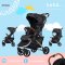 รถเข็นเด็ก 0347 HOOV PLUS 2  Camera Stroller พับแล้วเข็นได้เหมือนกระเป๋าเดินทาง