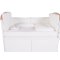 เตียงไม้เด็ก Zleep Cot White เตียงเด็ก 817-818 ฟังก์ชั่นครบ ยี่ห้อ CAMERA