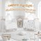 เตียงไม้เด็ก Zleep Cot White เตียงเด็ก 817-818 ฟังก์ชั่นครบ ยี่ห้อ CAMERA