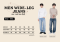 Men Wide-leg Jeans (ยีนส์ขากระบอกใหญ่)