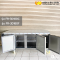 ตู้แช่แข็งเคาน์เตอร์ 2 ประตูทึบ FRESHER  รุ่น FR-3D180F