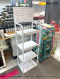 ชั้นวางอเนกประสงค์ 4 ชั้น รุ่น ลูก้า LUCA ขนาด 44x30x140 ซม. โครงเหล็กพร้อมแผง Pegboard สำหรับแขวนสินค้า มีให้เลือกสีขาวและสีดำ เหมาะสำหรับร้านค้า ร้านโชห่วย และมินิมาร์ท
