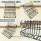ชั้นตะแกรงน้ำหอมเล็ก ขนาด 30 x 34 x 28 cm.