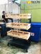 ชั้นวางสินค้า 4 ชั้น (รางไม้แบบตรง)